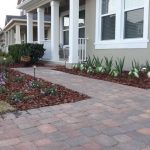 Front paver walk way