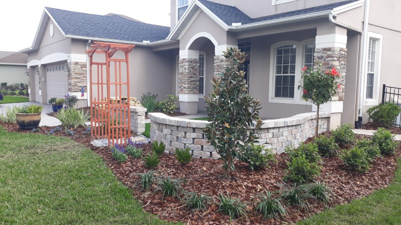 Retaining wall construction