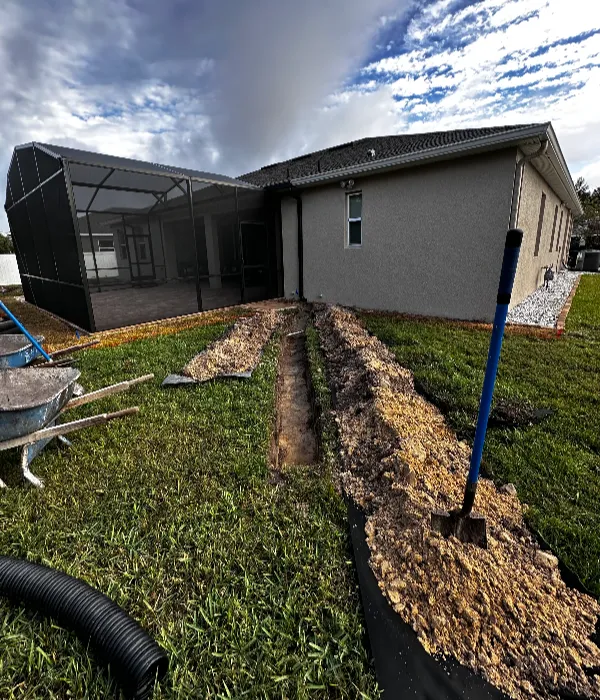 Drainage System Install New Smyrna Beach