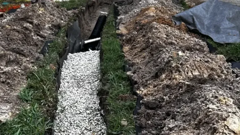 best way to fix backyard erosion without regrading everything