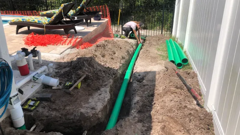corrugated pipe vs solid PVC whats best for drainage in Central Florida