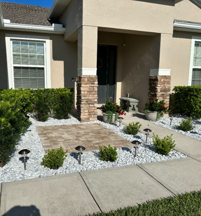 Entry Level Hardscaping Costs in Central Florida.