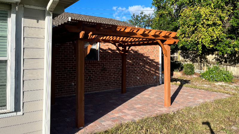 Pergola Gazebo upgrades in Deland Florida