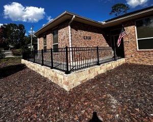 retaining wall installation gallery